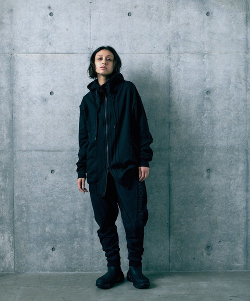 VIRGOwearworks（ヴァルゴウェアワークス）の「FRAGFORM ZIP HOODIE（パーカー・メンズ・ブラック/チャコールグレー/オリーブドラブ・2/3/4）」の17枚目の写真