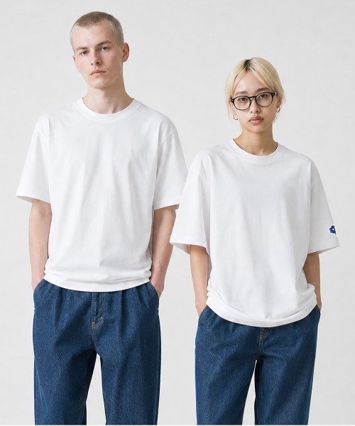 rehacer（レアセル）の「rehacer TEE : 2Pack TEE / 2パック Tシャツ（Tシャツ/カットソー・メンズ・ブラック/スミクロ/ネイビー/ホワイト・MEDIUM/LARGE/X-LARGE/SMALL）」の2枚目の写真