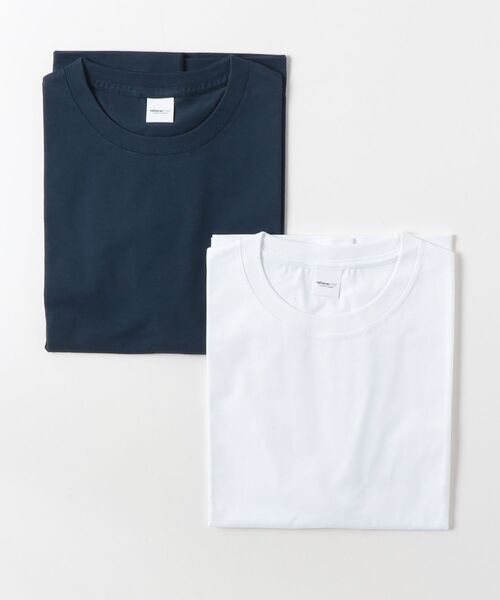 rehacer（レアセル）の「rehacer TEE : 2Pack TEE / 2パック Tシャツ（Tシャツ/カットソー・メンズ・ブラック/スミクロ/ネイビー/ホワイト・MEDIUM/LARGE/X-LARGE/SMALL）」の9枚目の写真