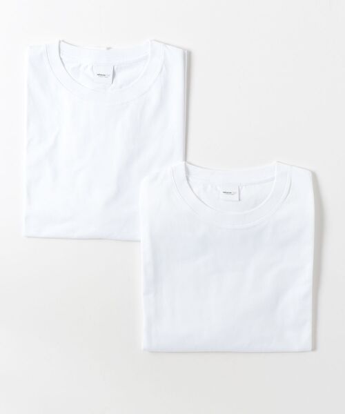 rehacer（レアセル）の「rehacer TEE : 2Pack TEE / 2パック Tシャツ（Tシャツ/カットソー・メンズ・ブラック/スミクロ/ネイビー/ホワイト・MEDIUM/LARGE/X-LARGE/SMALL）」の6枚目の写真
