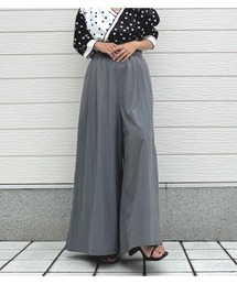 Q | ギャザーワイドパンツ(その他パンツ)