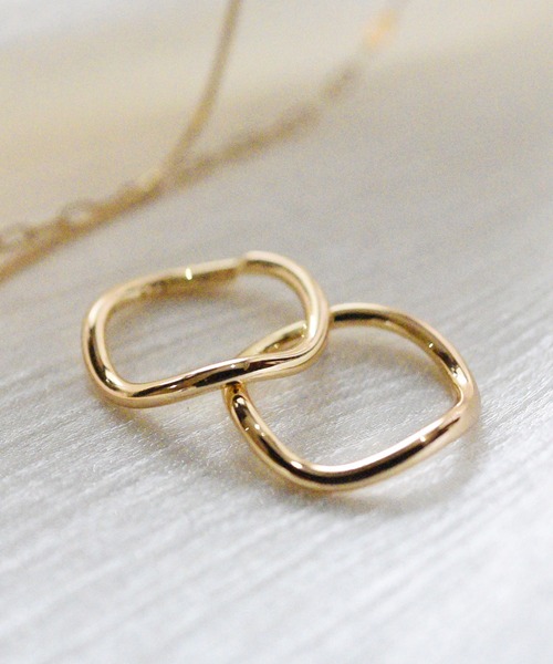 styiro(スタイロ)の「【14K Gold & 925 Silver Coated / 2本SET】金属アレルギー対応 ニュアンスミニマルデュオリング(リング・レディース・シルバー/ゴールド/シルバー×ゴールド・FREE)」の11枚目の写真