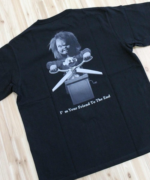 Schott(ショット)の「CHUCKY MONOCHROME T-SHIRT(Tシャツ/カットソー・メンズ・ブラック/ホワイト・XXL/L/M/XL)」の10枚目の写真
