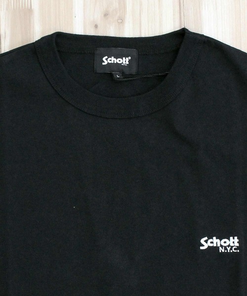 Schott(ショット)の「CHUCKY MONOCHROME T-SHIRT(Tシャツ/カットソー・メンズ・ブラック/ホワイト・XXL/L/M/XL)」の11枚目の写真