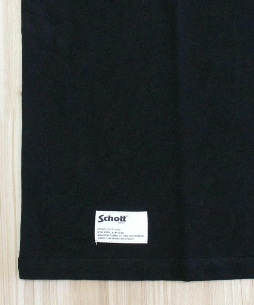 Schott(ショット)の「CHUCKY MONOCHROME T-SHIRT(Tシャツ/カットソー・メンズ・ブラック/ホワイト・XXL/L/M/XL)」の14枚目の写真