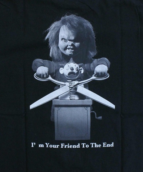 Schott(ショット)の「CHUCKY MONOCHROME T-SHIRT(Tシャツ/カットソー・メンズ・ブラック/ホワイト・XXL/L/M/XL)」の15枚目の写真