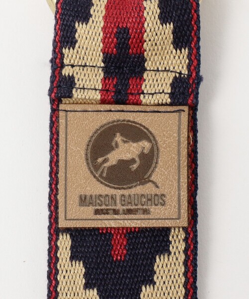 BEAMS F(ビームスエフ)の「【別注】MAISON GAUCHOS / コットン ウェビング ダブルリングベルト(ベルト・メンズ・ネイビー/ブラック・ONE SIZE)」の5枚目の写真