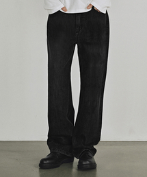 CLASSIC STRAIGHT DENIM PANTS (BLACK)