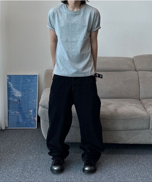KANEITEI(カネイテイ)の「CLASSIC STRAIGHT DENIM PANTS (BLACK)(その他パンツ・レディース・ブラック・LARGE/X-LARGE/MEDIUM)」の5枚目の写真