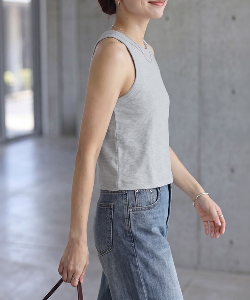 STYLE DELI（スタイルデリ）の「【selection】セパレート可能／レイヤードサロペット（サロペット/オーバーオール・レディース・ブラック/ライトグレー・FREE）」の9枚目の写真