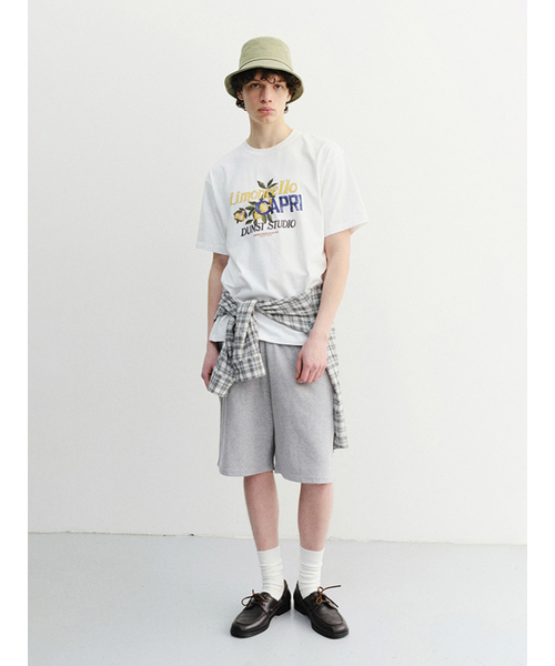 DUNST FOR MEN(ダンストフォーメン)の「LIMONCELLO T-SHIRT_UNISEX_UDTS6B148_OFF WHITE(Tシャツ/カットソー・メンズ・Off White・X-SMALL/SMALL/MEDIUM/LARGE/X-LARGE/XX-LARGE)」の2枚目の写真