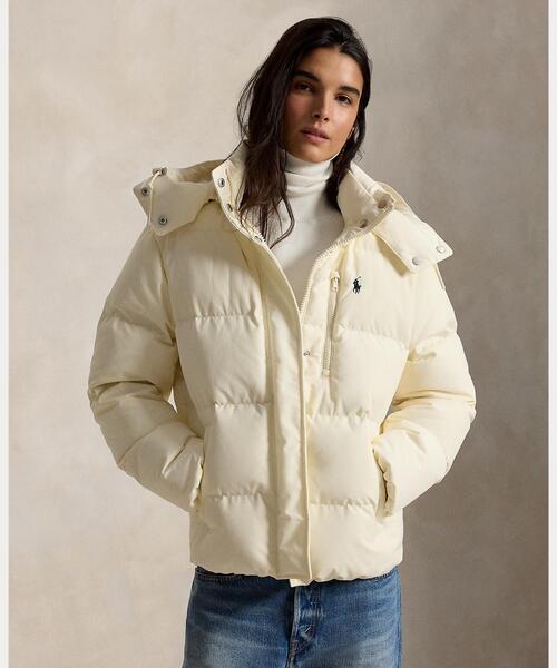 POLO RALPH LAUREN(ポロ ラルフ ローレン)の「ミッドウェイト ダウン パッファー ジャケット(ダウンジャケット/コート・レディース・ナチュラル・S/M/XS)」の1枚目の写真