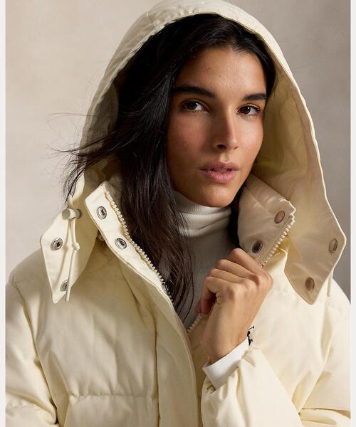 POLO RALPH LAUREN(ポロ ラルフ ローレン)の「ミッドウェイト ダウン パッファー ジャケット(ダウンジャケット/コート・レディース・ナチュラル・S/M/XS)」の6枚目の写真