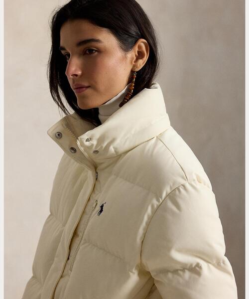 POLO RALPH LAUREN(ポロ ラルフ ローレン)の「ミッドウェイト ダウン パッファー ジャケット(ダウンジャケット/コート・レディース・ナチュラル・S/M/XS)」の5枚目の写真