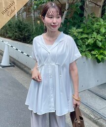 Remind me and forever（リマインドミーアンドフォーエバー）の「【@_misato____】くびれ出現！？-3kg見え大人ウエストタックブラウス（シャツ/ブラウス）」