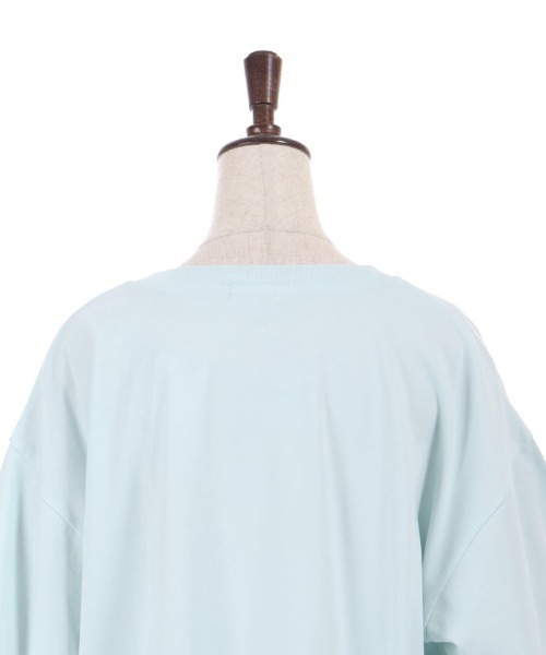 axes femme(アクシーズファム)の「接触冷感プリント×レースT(Tシャツ/カットソー・レディース・ミント/レッド/ホワイト・FREE)」の5枚目の写真