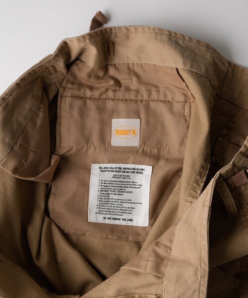 WHO'S WHO gallery(フーズフーギャラリー)の「【26AW LOOK掲載品番】【KOOKY'N】M65PT(カーゴパンツ・メンズ・ベージュ/ネイビー/ブラック・FREE)」の15枚目の写真