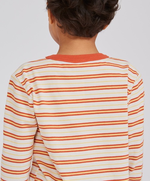 Champion(チャンピオン)の「【Champion/チャンピオン】キッズ ベーシック ロングスリーブTシャツ(ワンピース・キッズ・ライトブラウン/アイボリー/パープル系その他3・120/110/100/150/140/160/130)」の6枚目の写真