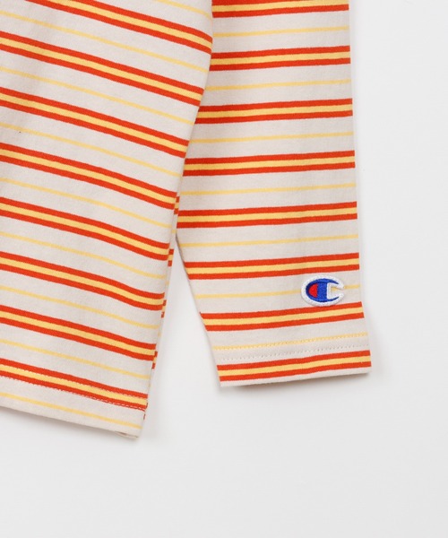 Champion(チャンピオン)の「【Champion/チャンピオン】キッズ ベーシック ロングスリーブTシャツ(ワンピース・キッズ・ライトブラウン/アイボリー/パープル系その他3・120/110/100/150/140/160/130)」の11枚目の写真