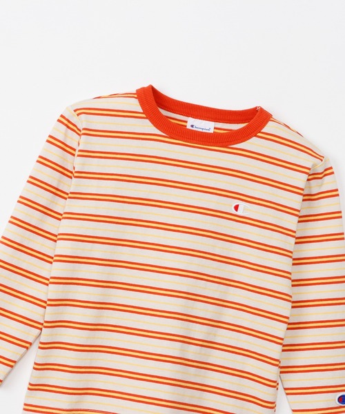 Champion(チャンピオン)の「【Champion/チャンピオン】キッズ ベーシック ロングスリーブTシャツ(ワンピース・キッズ・ライトブラウン/アイボリー/パープル系その他3・120/110/100/150/140/160/130)」の12枚目の写真