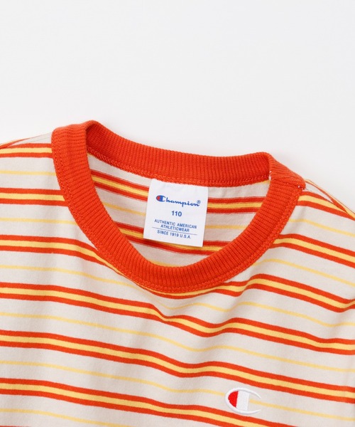 Champion(チャンピオン)の「【Champion/チャンピオン】キッズ ベーシック ロングスリーブTシャツ(ワンピース・キッズ・ライトブラウン/アイボリー/パープル系その他3・120/110/100/150/140/160/130)」の13枚目の写真