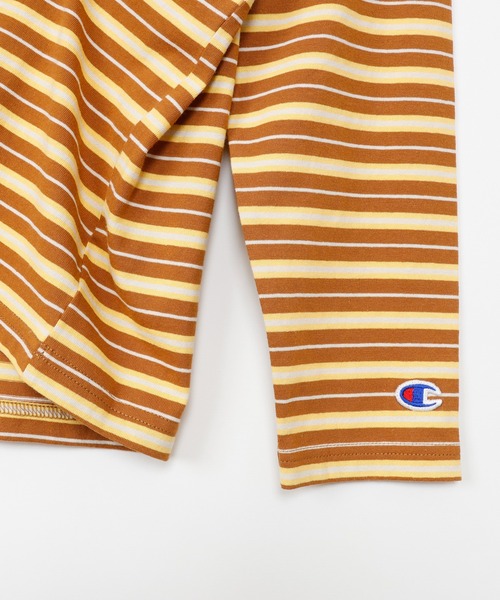 Champion(チャンピオン)の「【Champion/チャンピオン】キッズ ベーシック ロングスリーブTシャツ(ワンピース・キッズ・ライトブラウン/アイボリー/パープル系その他3・120/110/100/150/140/160/130)」の22枚目の写真