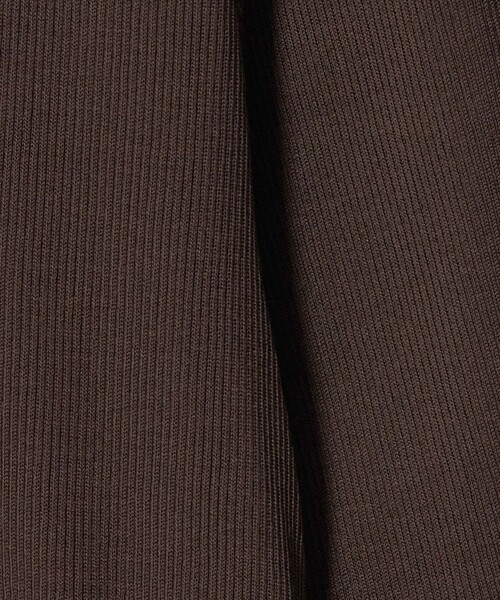 UNITED ARROWS（ユナイテッドアローズ）の「コットン テレコ 5分袖 カットソー（Tシャツ/カットソー・レディース・ダークブラウン/ホワイト/ピンク/ブラック・FREE）」の10枚目の写真