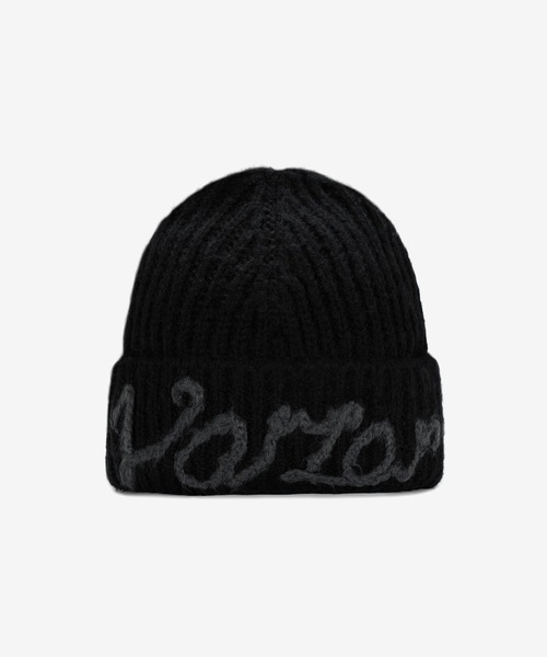 L.H.P(エルエイチピー)の「VARZAR/バザール/VARZAR Handle Logo Beanie(ニットキャップ/ビーニー・レディース・ブラック・F)」の2枚目の写真