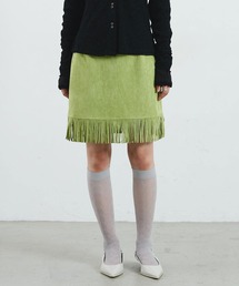 ROSE BUD | mag.by c/SUEDE-LIKE FRINGE MINI SKIRT(スカート)