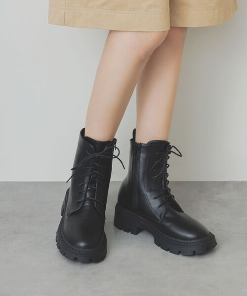 RETRO GIRL(レトロガール)の「レースアップブーツ(その他シューズ・レディース・ブラウン/ブラック・MEDIUM/LARGE)」の6枚目の写真