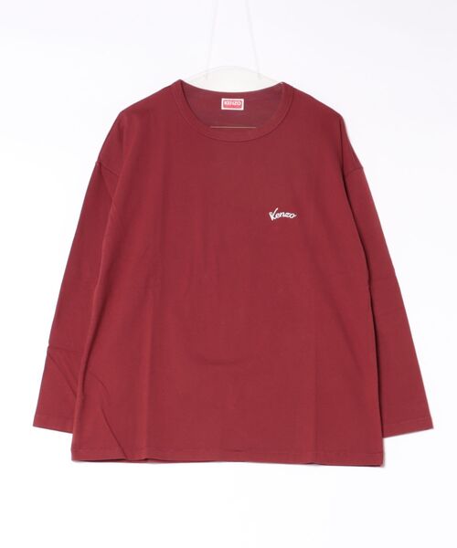 KENZO(ケンゾー)の「23GOTS KENZO EIFFEL TOWER DESIGN LOOSE LS T-SHIRT(Tシャツ/カットソー・レディース・レッド系その他・SMALL)」の1枚目の写真