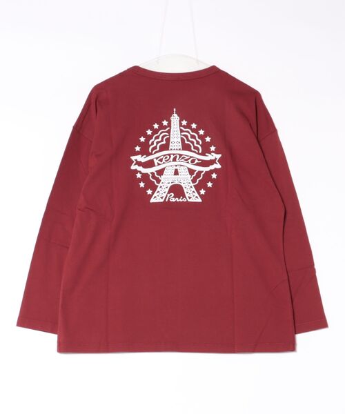 KENZO(ケンゾー)の「23GOTS KENZO EIFFEL TOWER DESIGN LOOSE LS T-SHIRT(Tシャツ/カットソー・レディース・レッド系その他・SMALL)」の2枚目の写真