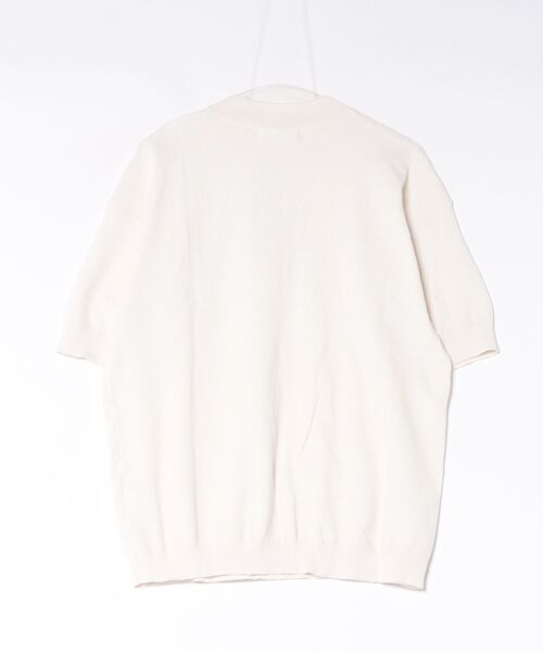 NOWLE(ノウル)の「【NOWLE】ヘンリーネック サマーニット 半袖 シャツ / リラックス トップス(ニット/セーター・メンズ・ブラック/ホワイト・LARGE/X-LARGE/MEDIUM)」の16枚目の写真