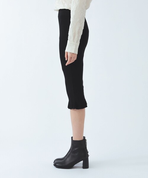 Ray BEAMS（レイビームス）の「裾 フリル ニット カプリ パンツ（その他パンツ・レディース・ブラック/シルバー・ONE SIZE）」の12枚目の写真