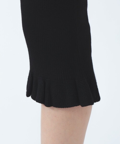 Ray BEAMS（レイビームス）の「裾 フリル ニット カプリ パンツ（その他パンツ・レディース・ブラック/シルバー・ONE SIZE）」の15枚目の写真
