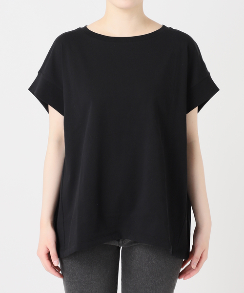 JOURNAL STANDARD relume(ジャーナルスタンダード レリューム)の「《WEB限定追加2》コットンドロップショルダー ドロストT(Tシャツ/カットソー・レディース・ホワイト/ブラック・FREE)」の17枚目の写真