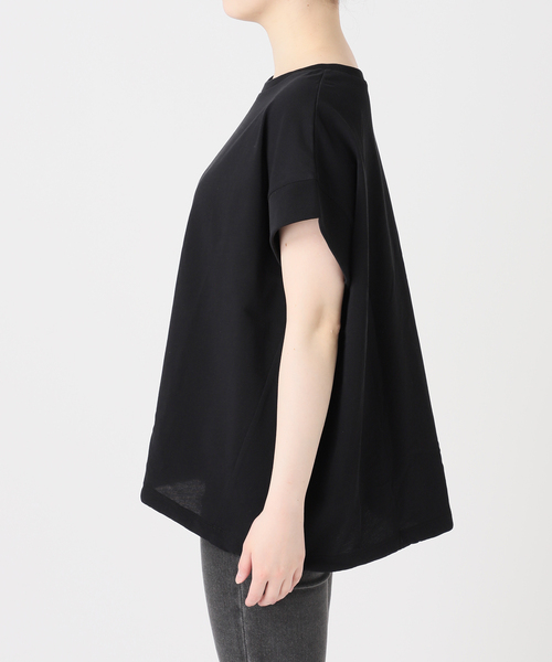 JOURNAL STANDARD relume(ジャーナルスタンダード レリューム)の「《WEB限定追加2》コットンドロップショルダー ドロストT(Tシャツ/カットソー・レディース・ホワイト/ブラック・FREE)」の18枚目の写真