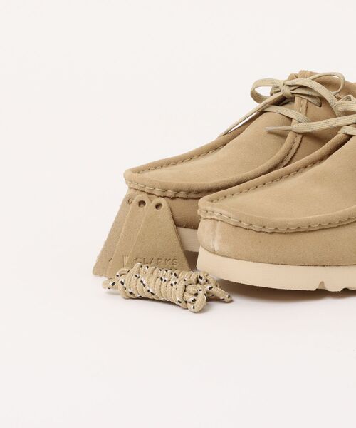 Clarks(クラークス)の「Clarks/クラークス/Wallabee GTX(モカシン/デッキシューズ・メンズ・ベージュ・8.5/7.5/8/9)」の4枚目の写真