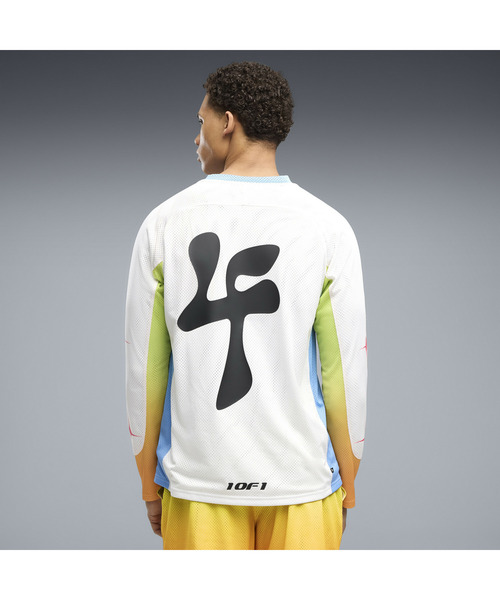 PUMA(プーマ)の「PUMA プーマ メンズ バスケットボール LAFRANCE HEEM AEROSPACE MOTO ジャージ(Tシャツ/カットソー・メンズ・ホワイト系・LARGE/MEDIUM/X-SMALL/SMALL/X-LARGE)」の2枚目の写真