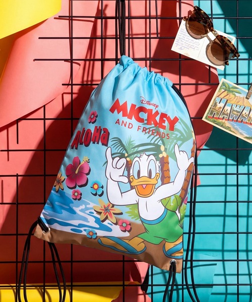 Disney(ディズニー)の「【DISNEY/ディズニー】アートワーク デザイン ナップサック(バックパック/リュック・メンズ・F/A/B/C/D/E・FREE)」の4枚目の写真