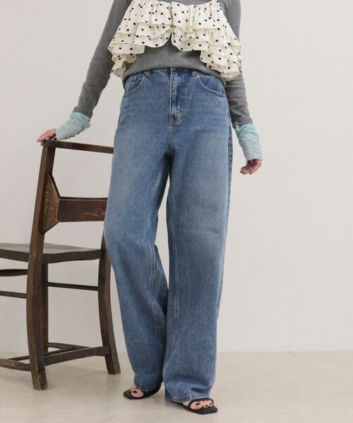 fredy emue（フレディエミュ）の「Soft color straight Denim（デニム