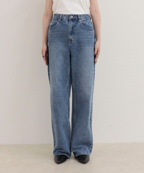 fredy emue(フレディエミュ)の「Soft color straight Denim(デニムパンツ・レディース・ブルー/ラベンダー・36/38)」の14枚目の写真