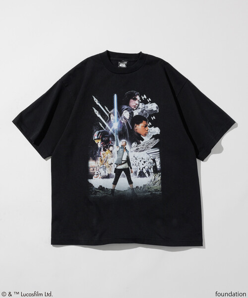 FREAK'S STORE(フリークスストア)の「STARWARS EP8 KV TEE/スターウォーズ エピソード8キービジュアルTシャツ(Tシャツ/カットソー・メンズ・ブラック・X-LARGE/XX-LARGE/LARGE)」の1枚目の写真