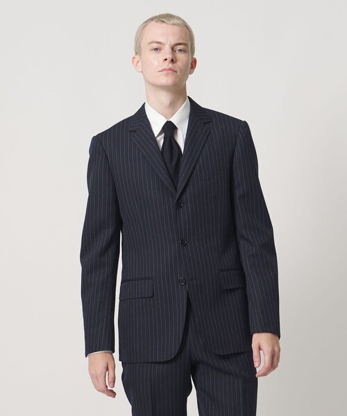 UNITED ARROWS & SONS(ユナイテッドアローズアンドサンズ)の「<UNITED ARROWS & SONS by MASATAKA HATTORI> NARROW S 3B/ジャケット(テーラードジャケット・メンズ・ブラック/ネイビー・50/52/48/46/44)」の2枚目の写真