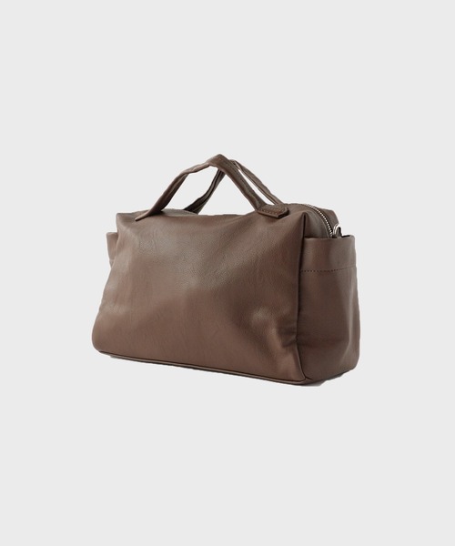 UNSTOA（アンストア）の「Faux Leather Shoulder Bag with Pockets, 2-Way StyleFaux Leather Shoulder Bag with Pockets， 2-Way Style 秋服 冬服（ショルダーバッグ・レディース・ブラウン・FREE）」の5枚目の写真