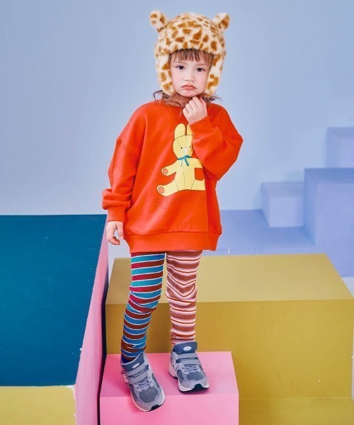 F.O.KIDS(エフオーキッズ)の「F.O.KIDS/エフオーキッズ ファーフライトキャップ フェイクファー もこもこ かわいい おでかけ 防寒 カジュアル 2026秋冬(キャップ・キッズ・ブラウン/ベージュ/クリーム/レッド・52/54)」の17枚目の写真