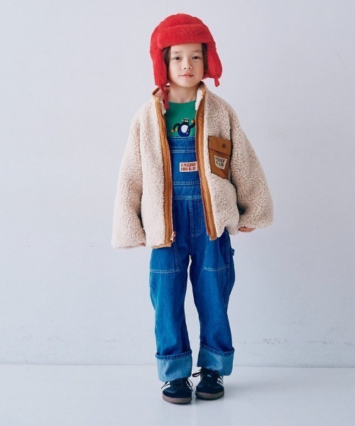 F.O.KIDS(エフオーキッズ)の「F.O.KIDS/エフオーキッズ ファーフライトキャップ フェイクファー もこもこ かわいい おでかけ 防寒 カジュアル 2026秋冬(キャップ・キッズ・ブラウン/ベージュ/クリーム/レッド・52/54)」の10枚目の写真