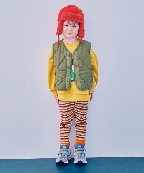F.O.KIDS(エフオーキッズ)の「F.O.KIDS/エフオーキッズ ファーフライトキャップ フェイクファー もこもこ かわいい おでかけ 防寒 カジュアル 2026秋冬(キャップ・キッズ・ブラウン/ベージュ/クリーム/レッド・52/54)」の8枚目の写真
