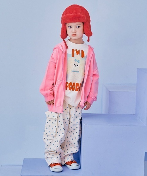 F.O.KIDS(エフオーキッズ)の「F.O.KIDS/エフオーキッズ ファーフライトキャップ フェイクファー もこもこ かわいい おでかけ 防寒 カジュアル 2026秋冬(キャップ・キッズ・ブラウン/ベージュ/クリーム/レッド・52/54)」の6枚目の写真