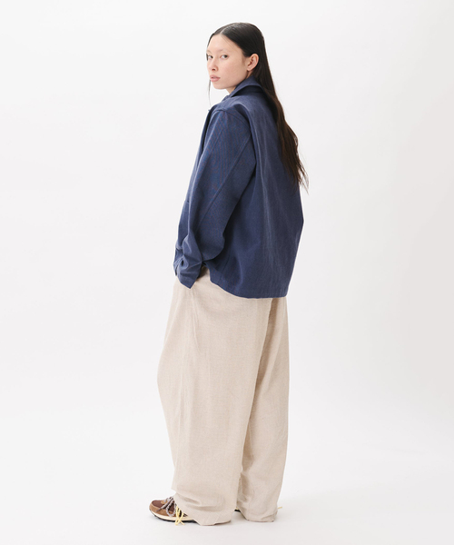 WISM(ウィズム)の「Estudio Niksen / エストゥディオ・ニクセン Plain Chore Jacket(カバーオール・メンズ・ブルー・1)」の9枚目の写真